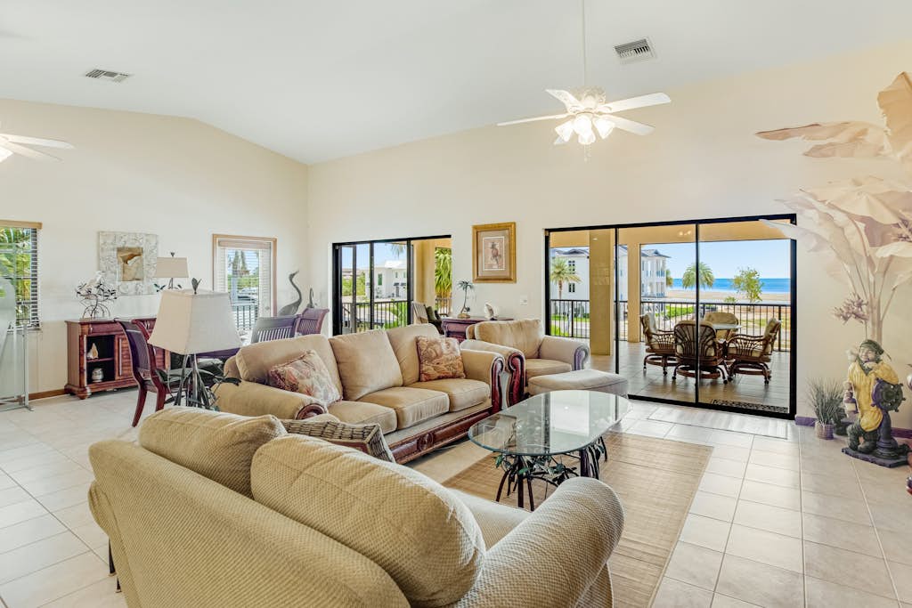 Waterfront home with ocean views, dock, & private outdoor pool