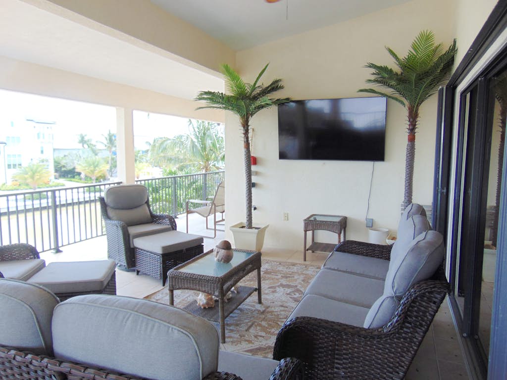 Waterfront home with ocean views, dock, & private outdoor pool