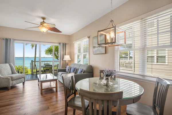 Waterfront retreat with balcony views, kayak, SUP, central AC & washer/dryer