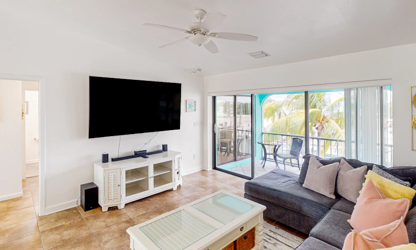 Waterfront home with boat/canal access, screened lanai, & renovated interior