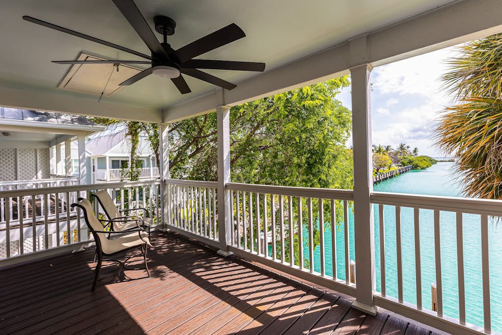Waterfront, dog-friendly home with beautiful canal view & 2 shaded porches