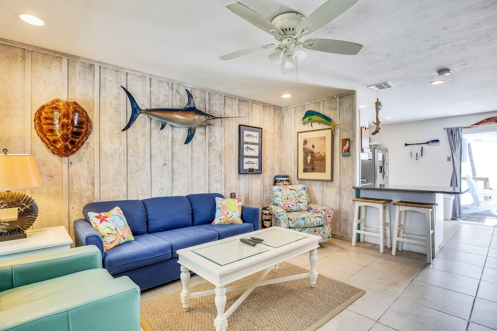Oceanfront Duplex with Spectacular Views, Beach, & Dock