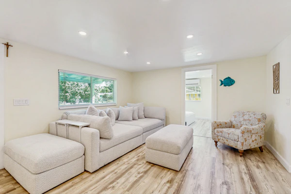 Lovely dog-friendly home near the ocean with hot tub & grill