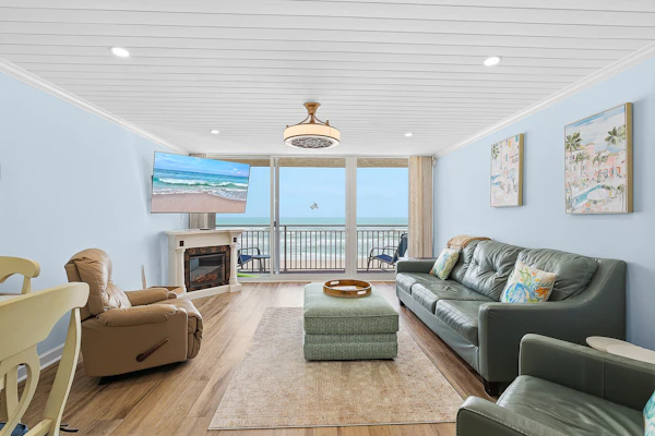 Unobstructed Oceanfront Views | 2 Balconies | Quiet Coastal Escape