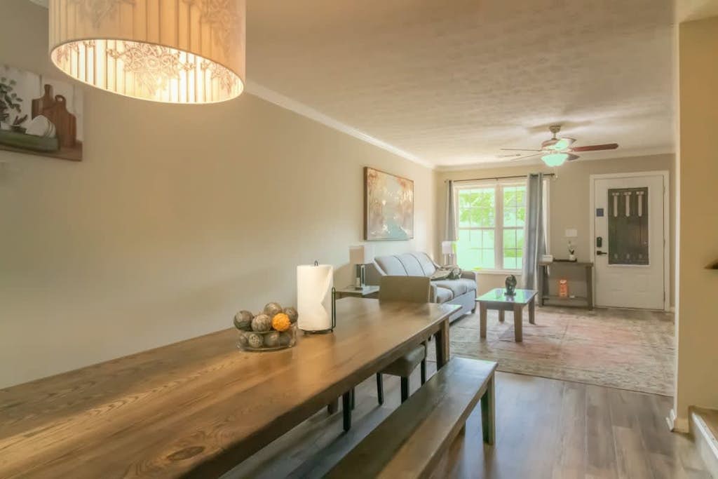 Minutes to Ft Moore! Two-Story Oasis, Moore Bliss