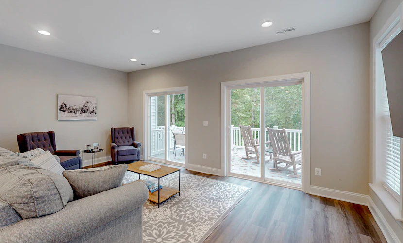 Charming lakefront retreat with game room and covered dock access