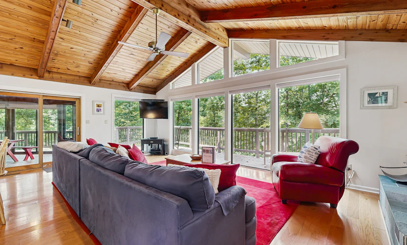 Lakefront Escape with Private Docks, Three-Season Room, and Spacious Bunk Room