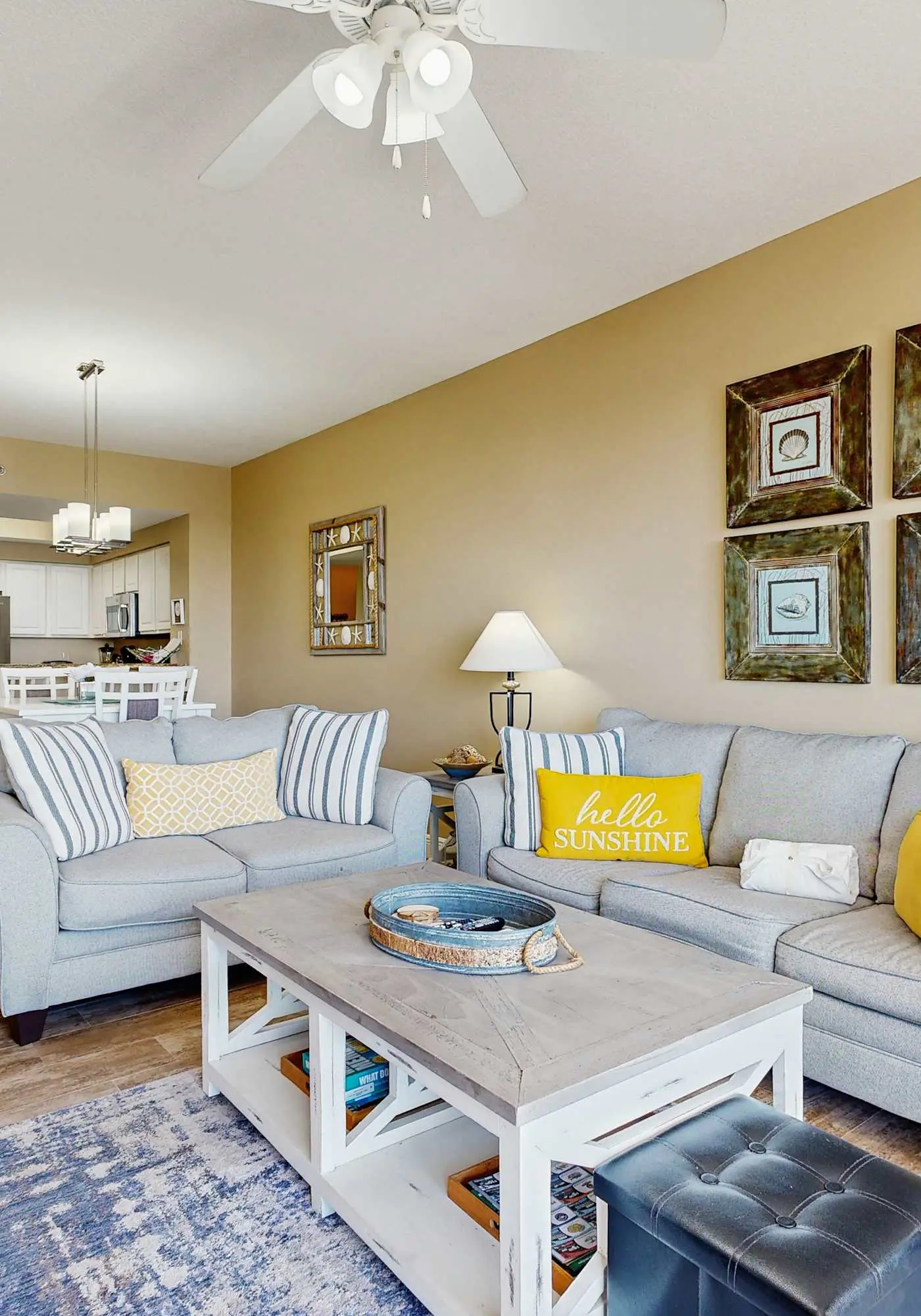 Stylish condo with gulf views, pool and gym!