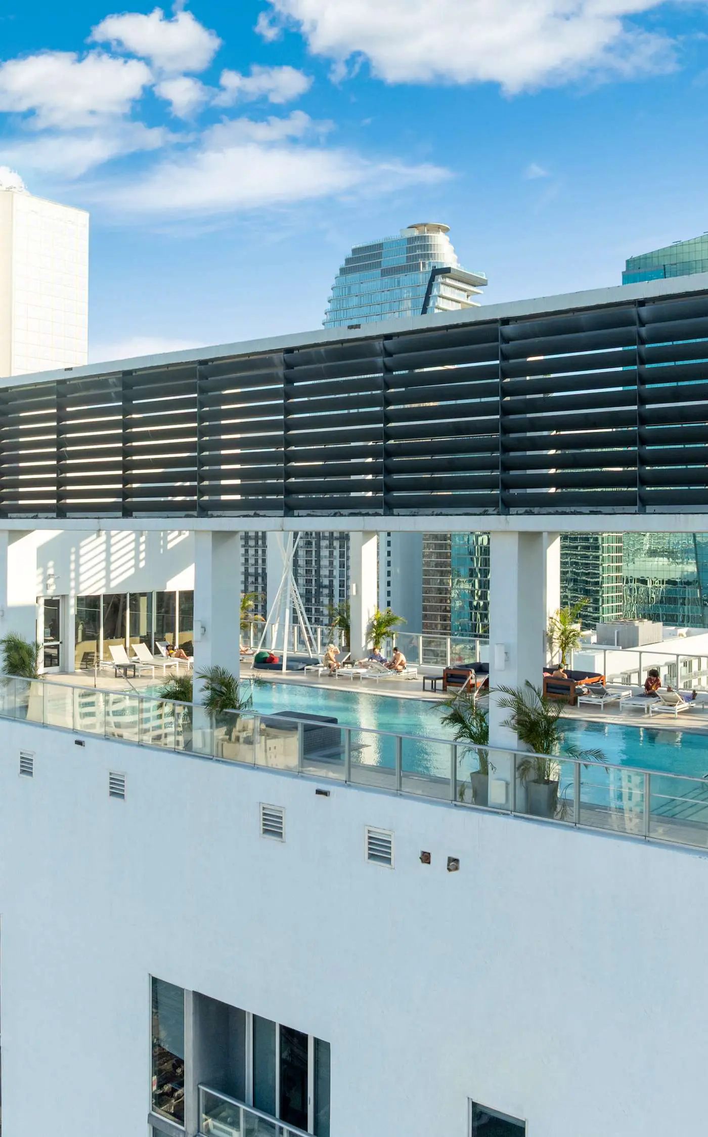 Skyline Studio with Rooftop Pool & Parking