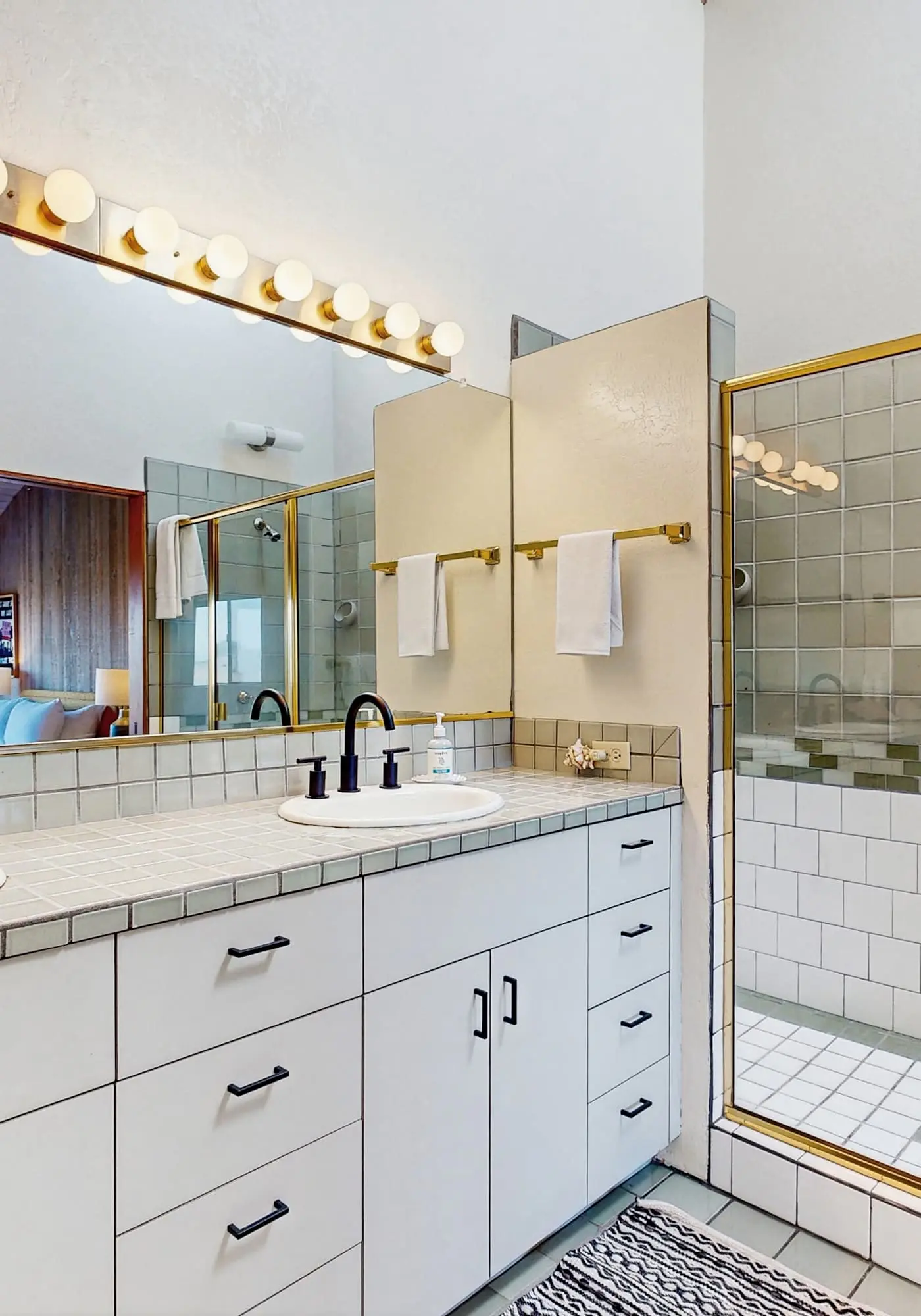 Ocean view home with stone fireplace, dog-friendly