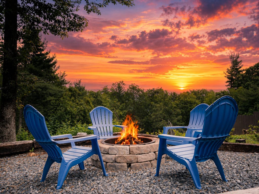 Starlight Yurt- A Romantic Stay w/ Hot Tub Views