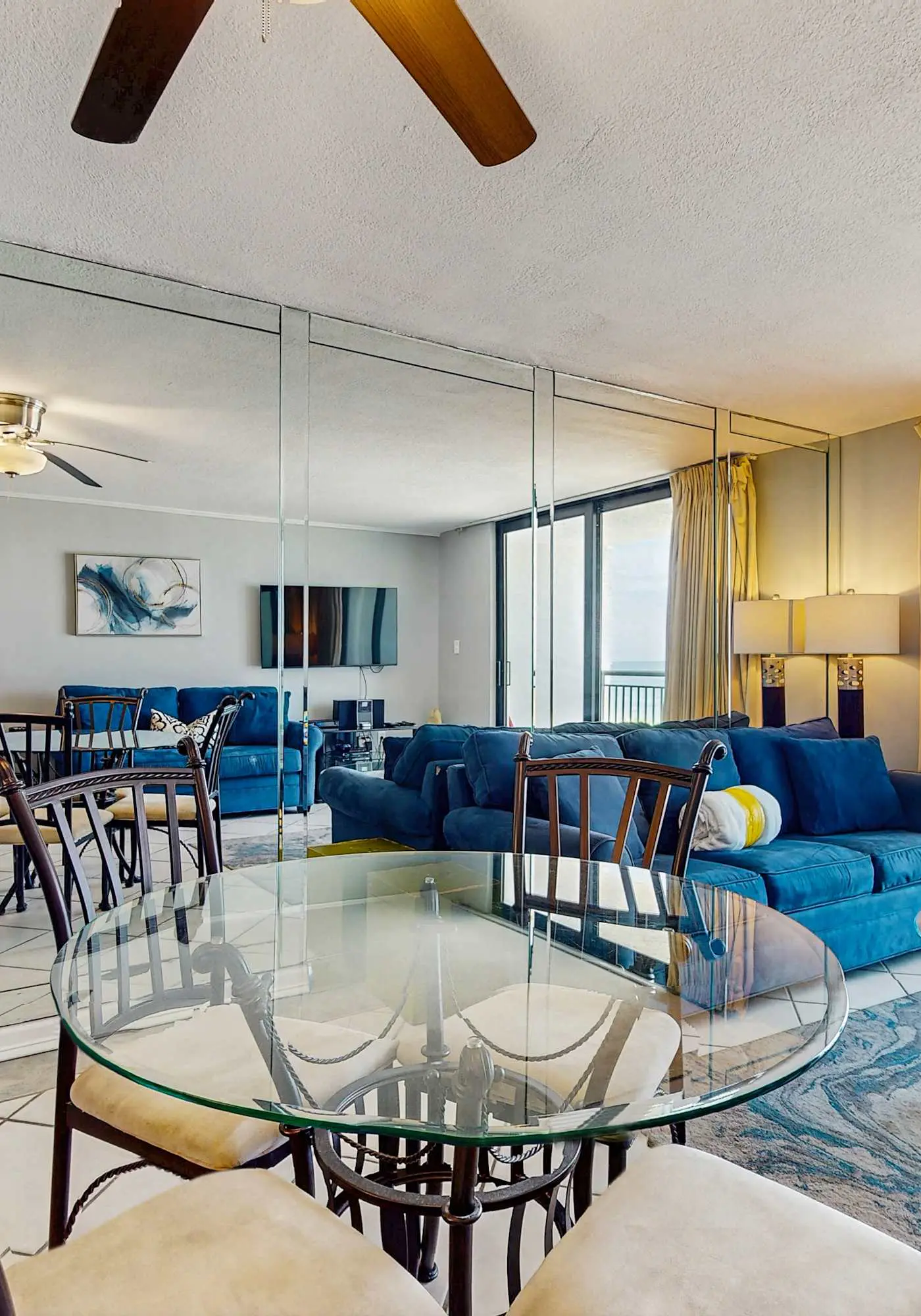 Gorgeous gulf front condo with pools, hot tub, and gym