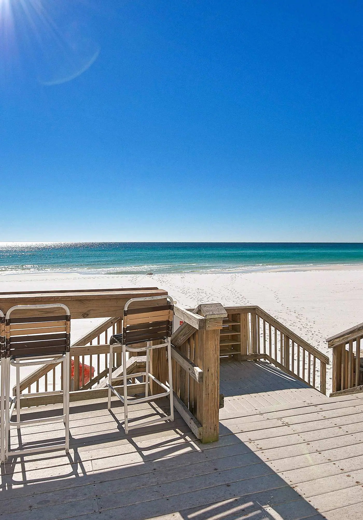 Gorgeous gulf front condo with pools, hot tub, and gym