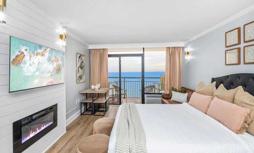 Oceanfront 2BR Escape w/ Pools and Lazy River- Caravelle 1445