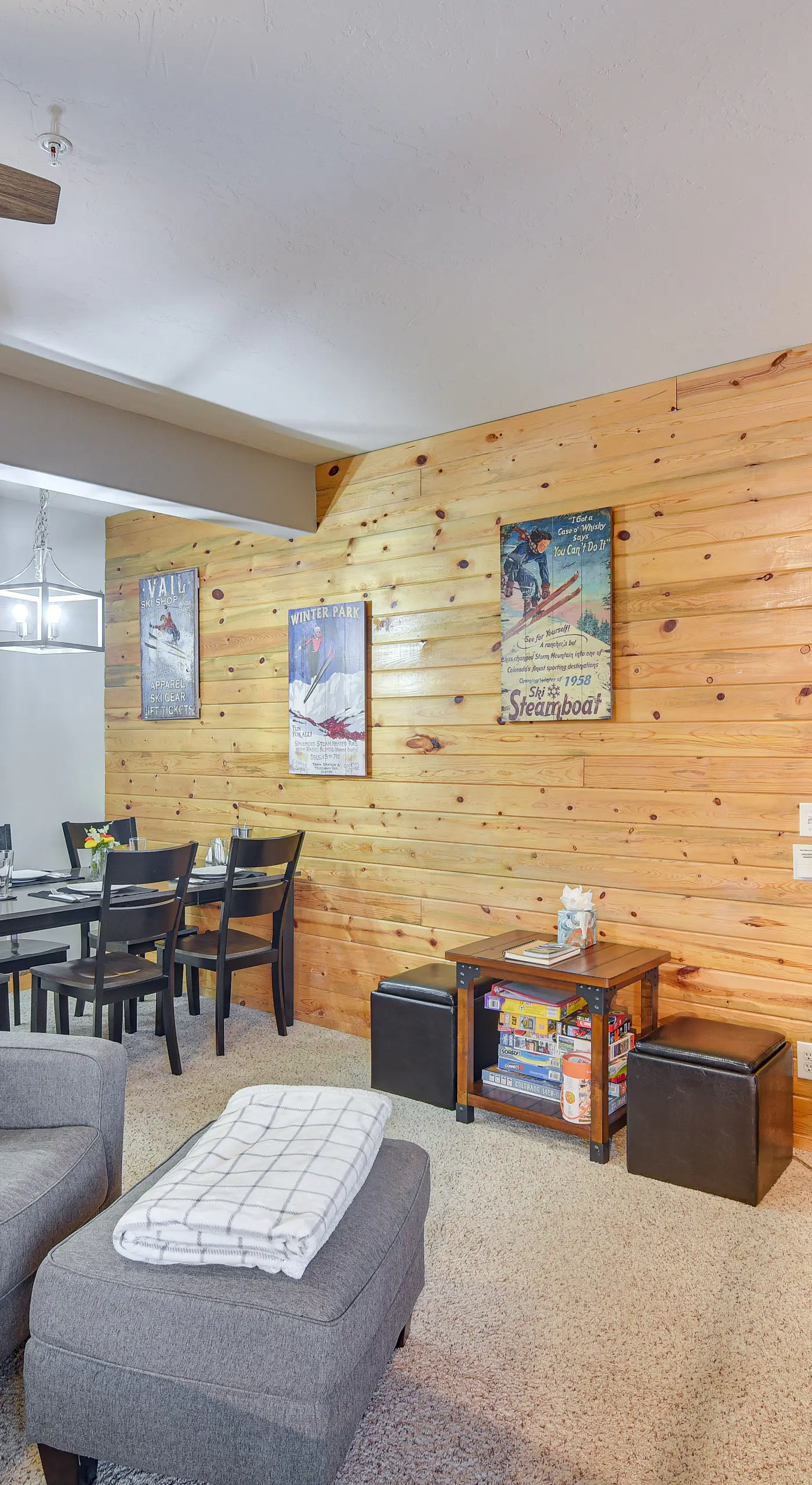 Patio & Mountain Views: Central Grand Lake Condo!