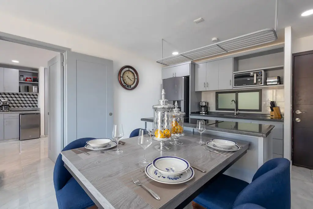 Hotel suite with ocean-view rooftop infinity pool, balconies & AC - dog-friendly
