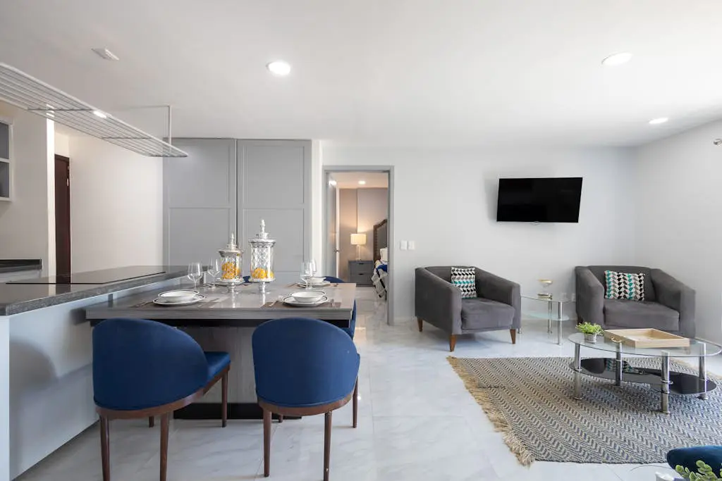 Hotel suite with ocean-view rooftop infinity pool, balconies & AC - dog-friendly