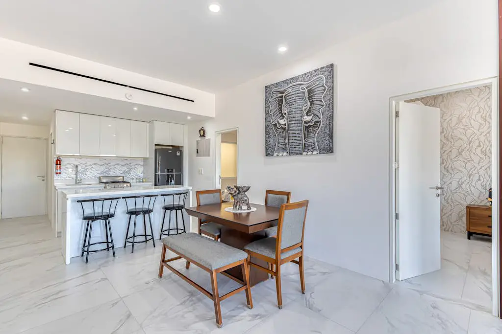 Luxury condo with shared gym, rooftop pool, and centrally located