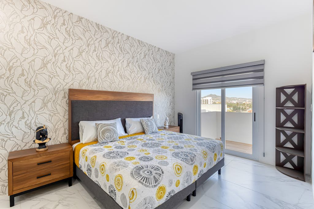 Experience the perfect blend of luxury, comfort, and breathtaking ocean views in our two-bedroom apartment at Marea Los Cabos.
• One king-size bed, one double bed, and one sofa bed
• Private balcony with views and an in-unit washer and dryer
• Fully equipped kitchen, central AC, fast Wi-Fi
• Short drive to Cabo’s oceanfront, vibrant downtown, and top attractions
• Access to an on-site gym and fitness room
• Single-level layout offering easy, step-free access throughout
• Available laundry center