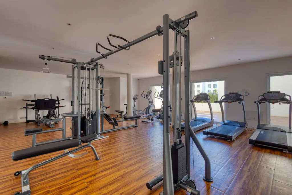 Luxury condo with shared gym, rooftop pool, and centrally located
