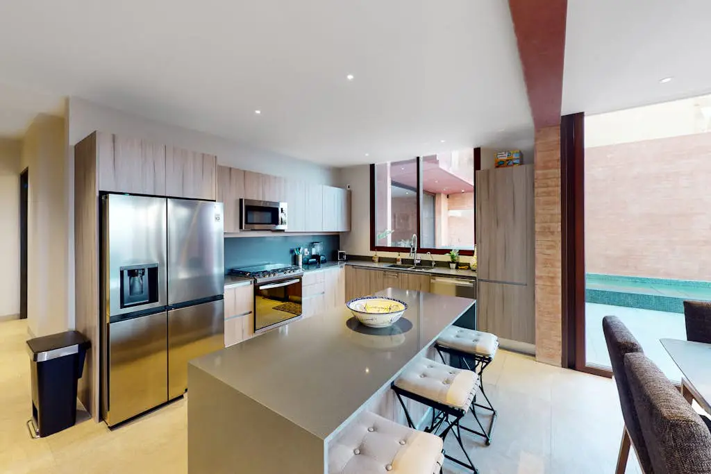 Luxury house with private pool, ocean view, inviting balcony & elegant charm
