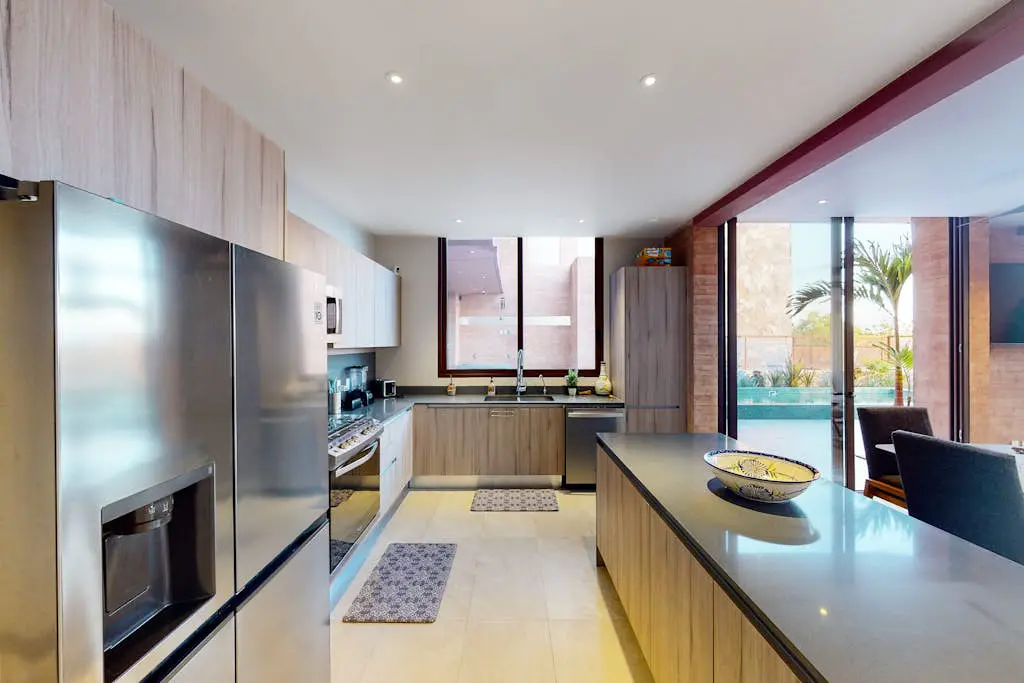 Luxury house with private pool, ocean view, inviting balcony & elegant charm