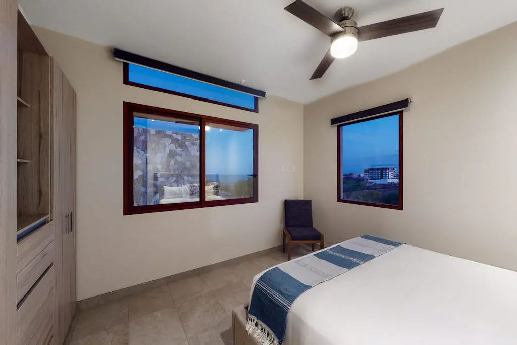 Luxury house with private pool, ocean view, inviting balcony & elegant charm