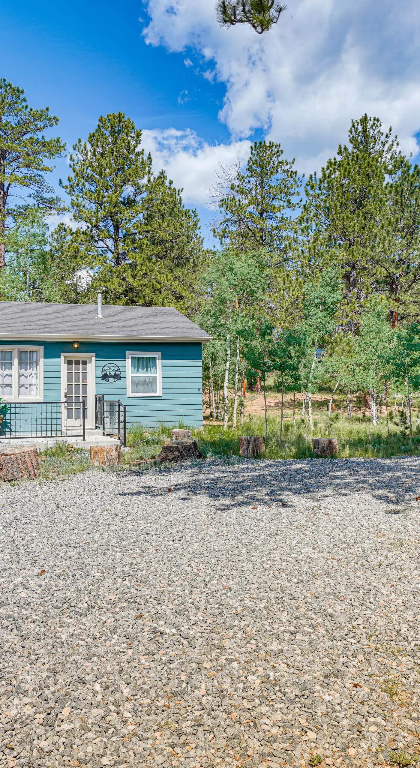 Patio & Hot Tub: Cozy Cabin Retreat in Bailey!