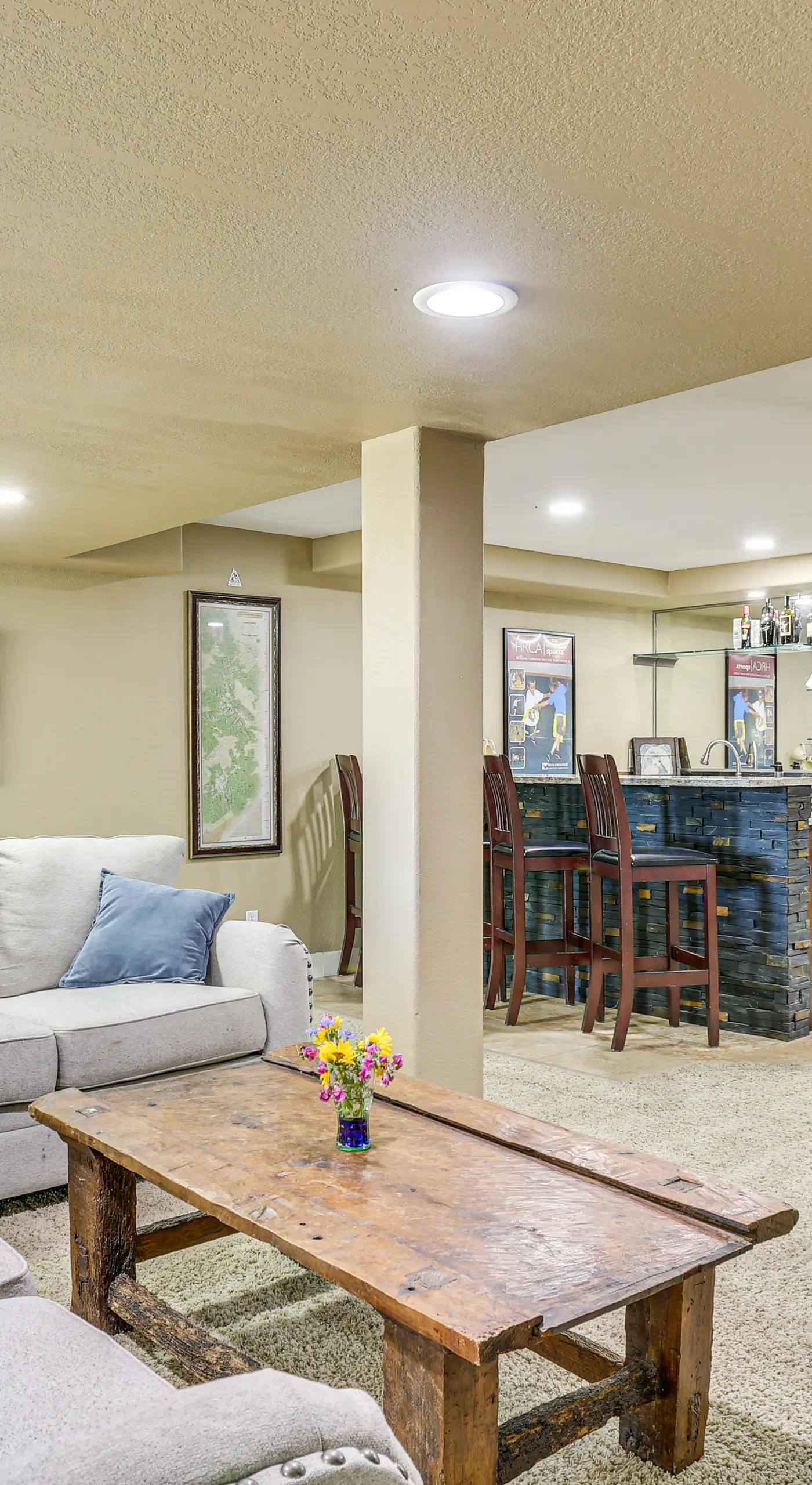 Game Room, Home Gym & Deck: Littleton Apartment