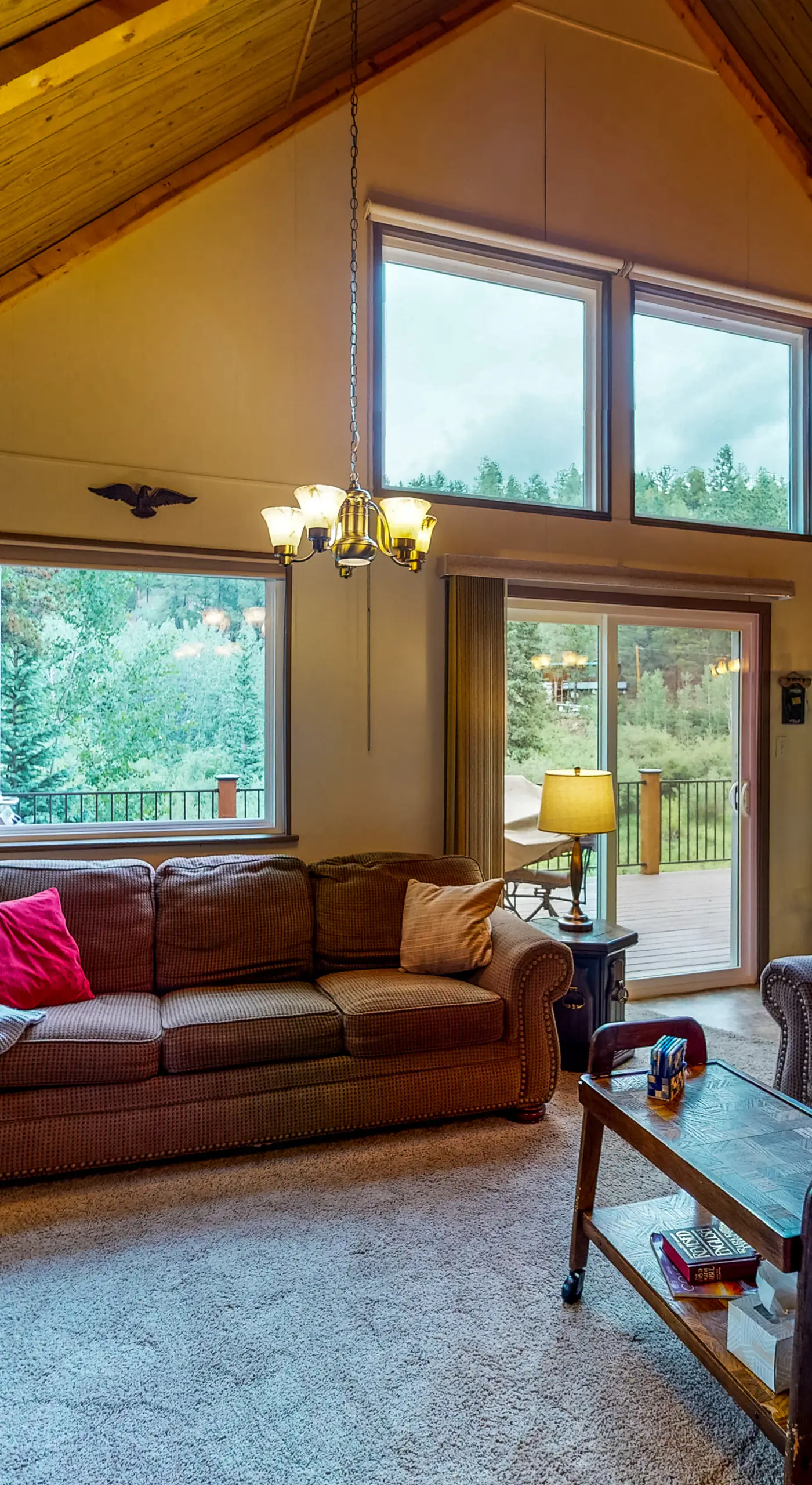 Deck & Mtn Views! Family A-Frame Cabin in Bailey