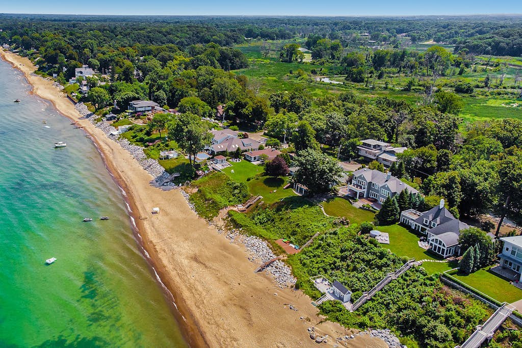 Luxury Lakefront Home w/ Private Hot Tub, Large Yard, Association Beach & WiFi
