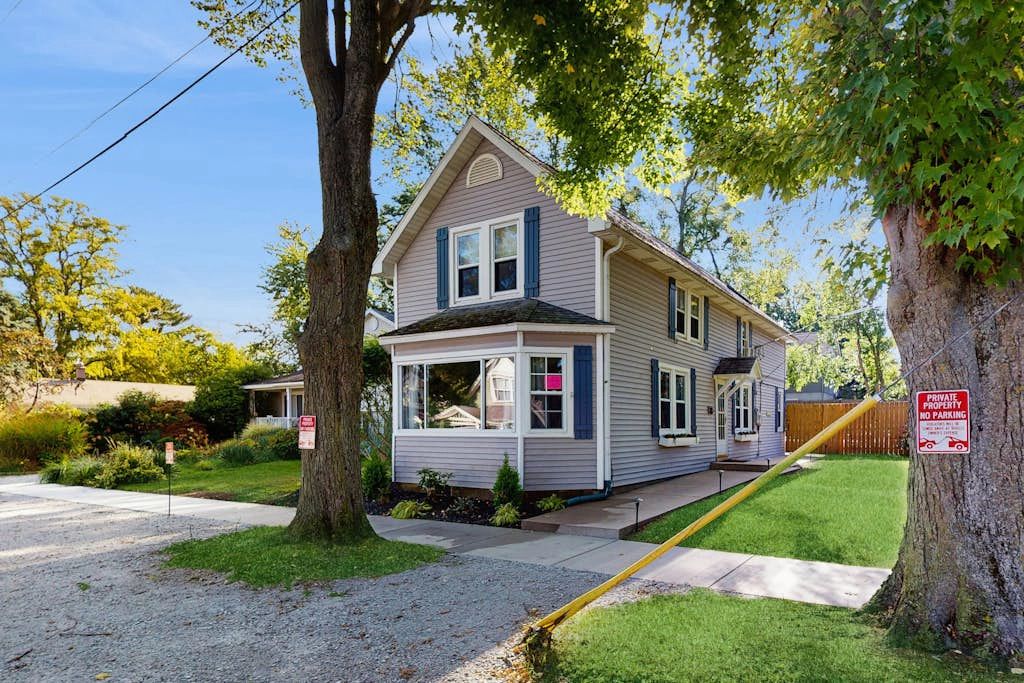Merchant Street Pool Retreat with a Year-Round Hot Tub.