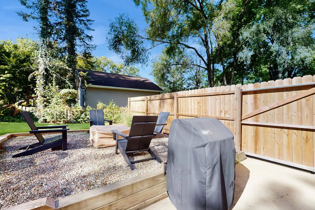 Merchant Street Pool Retreat with a  Year-Round Hot Tub.