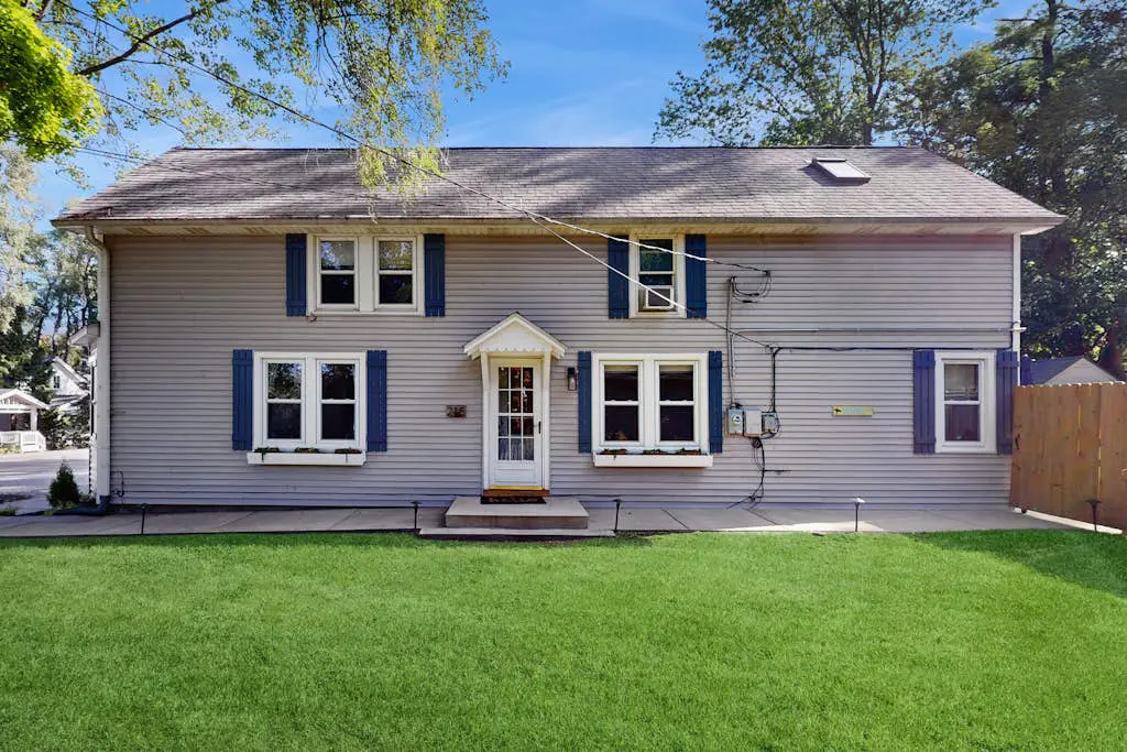 Merchant Street Pool Retreat with a  Year-Round Hot Tub.