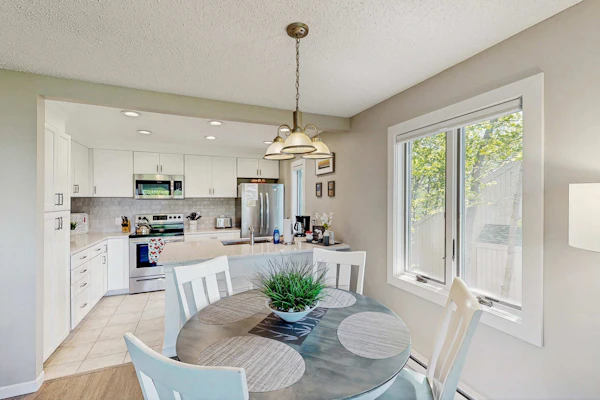 Comfy Glen Arbor condo with stunning Lake Michigan views, deck, & fireplace