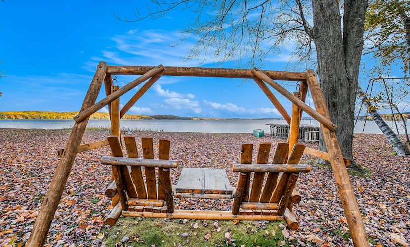 Newly remodeled lake house with amazing views, dock, firepit & vibrant interior
