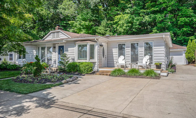 Fantastic Retreat Near the Lake w/ a Spacious Deck, Firepit, & Private Hot Tub
