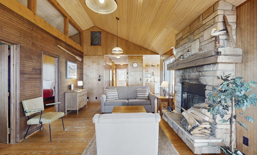 Private Cottage w/Wood-Burning Fireplace, WiFi, and Lakefront Access