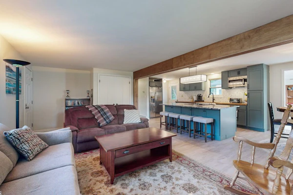 Peaceful Home with Firepit, Gas Grill, WIFI, Private W&D & Nearby Beach Access