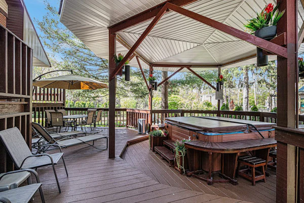 Large, Family-Friendly Home with WiFi, Two Kitchens, Private Hot Tub, & Gazebo