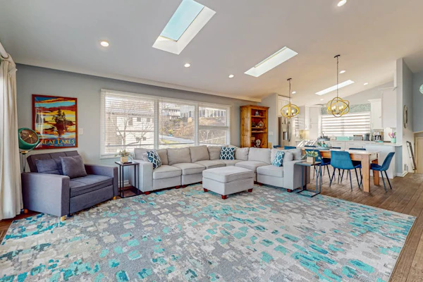 Lake Michigan Retreat w/ stunning views, hot tub, & large patio!