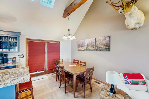 Dog-friendly secluded home near Suttons Bay with water views, firepit, fireplace