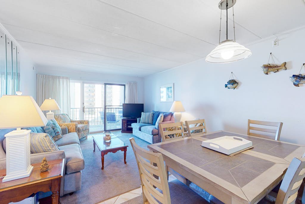 Excalibur Condo w/ Ocean View, Balcony, Washer/Dryer, WiFi & Shared Pool