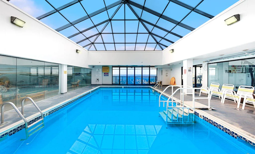 Beautiful condo in oceanfront complex featuring pools
