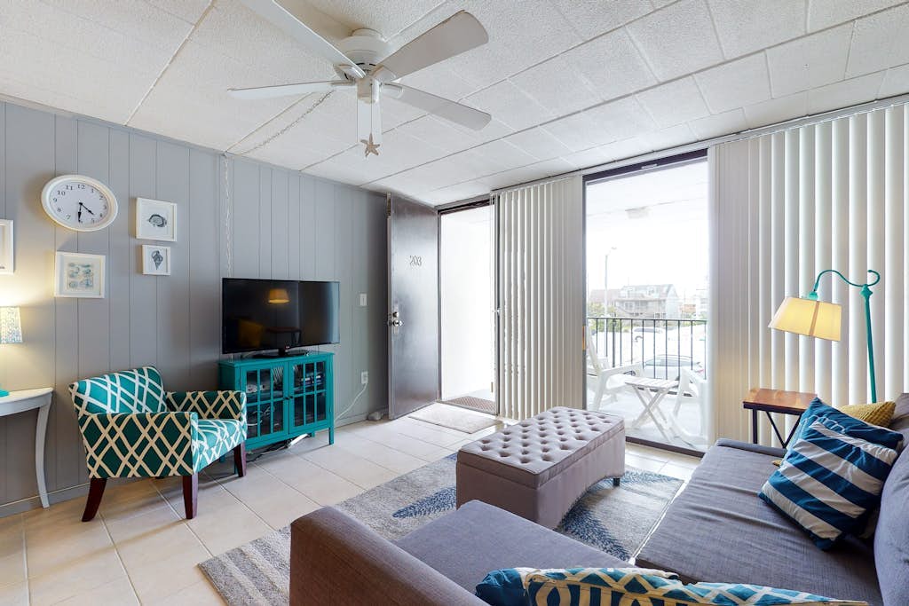 Family-Friendly Condo near the Beach w/Partial Water Views, Balcony, A/C, WiFi