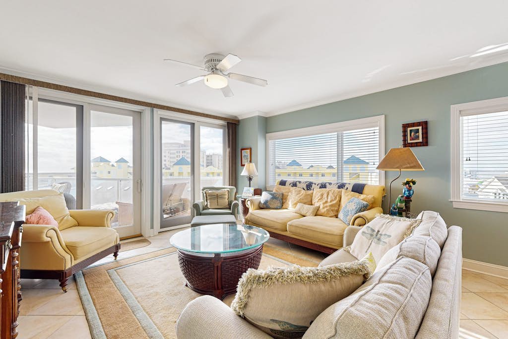 Ocean & Bay View Condo with Balcony, Central AC, WiFi & Community Pool/Gym