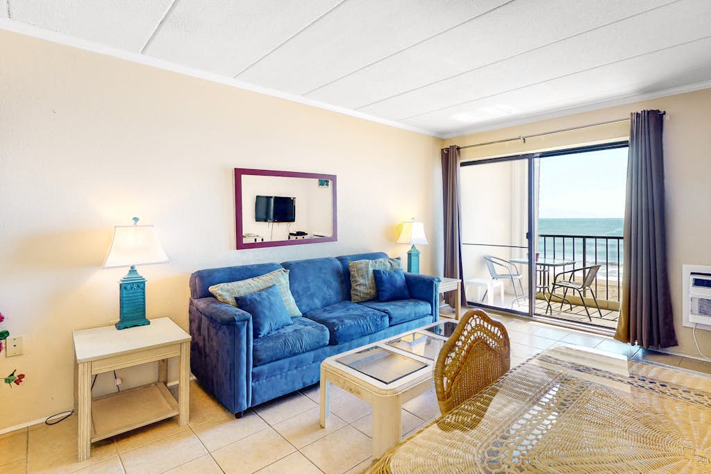 Oceanfront East Winds Condo w/ Ocean View, Balcony, W/D & Direct Beach Access