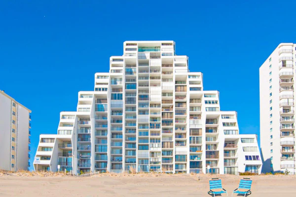 Oceanfront Condo with Covered Balcony, WiFi, AC, Laundry & Shared Pool