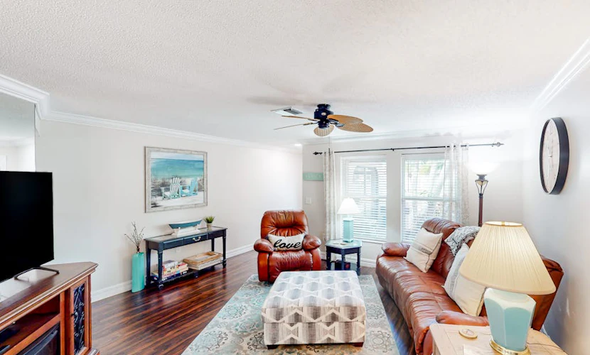 Home with private pool, enclosed yard, patio, sunroom, AC, & W/D