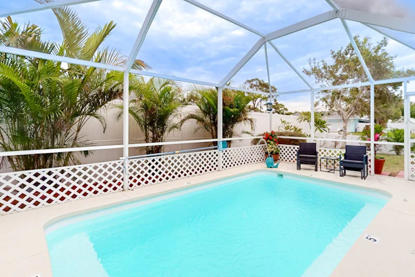 Spacious property with separate living quarters, pool, & lanai - dog-friendly